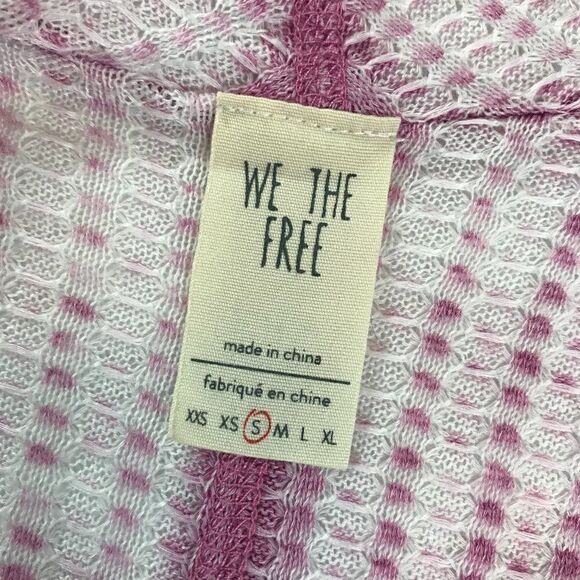 Free People Womens Pink Crop Sweater Size Small - Picture 5 of 8